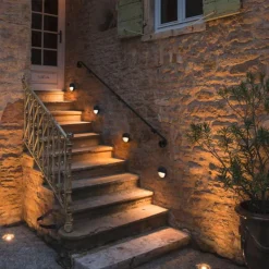 Utelamper Med Opp/Ned Lys>Slv Downunder round vegglampe utendørs 4,3W 3000/4000 Kelvin IP65 Antrasitt