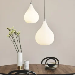 Kjøkkenbelysning Tak|Takpendler>Halo Designs Drops pendel 17 - Opal Hvit