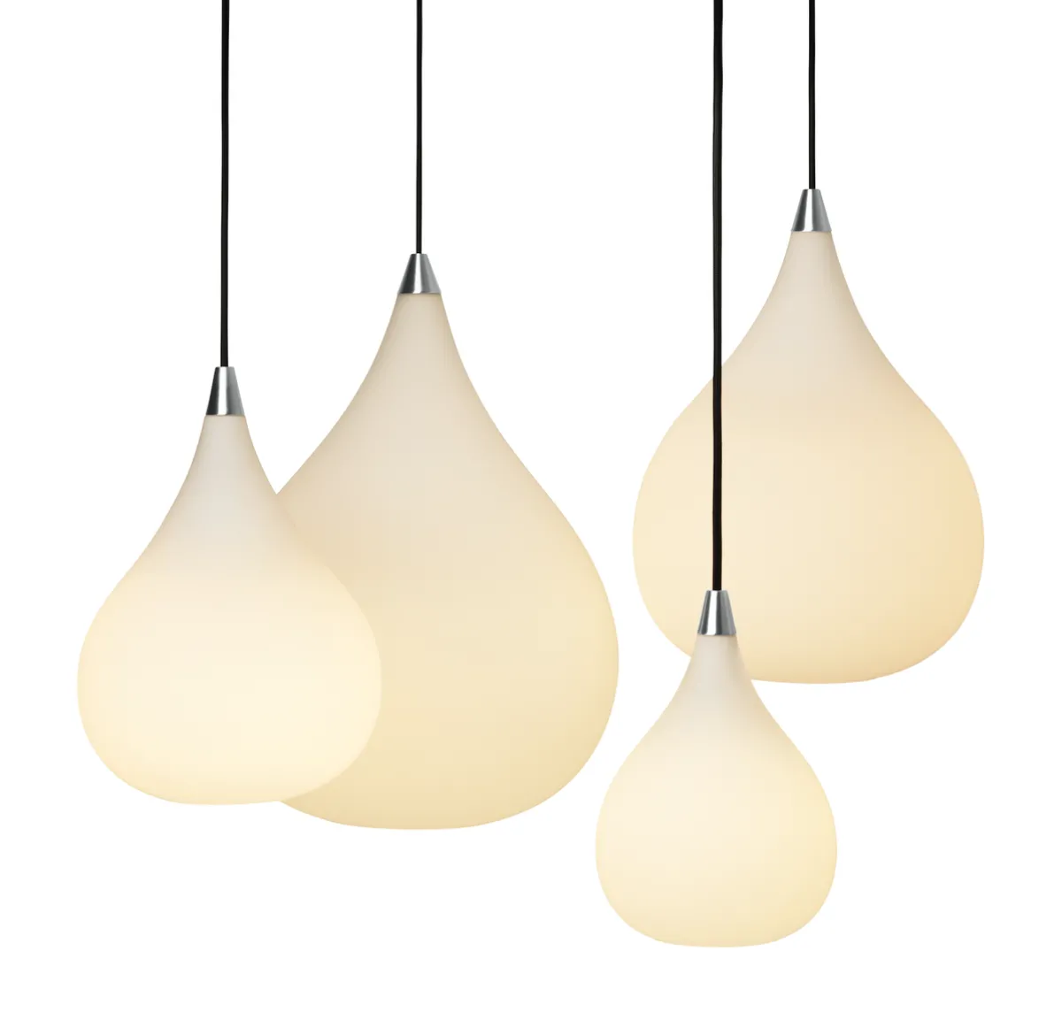 Kjøkkenbelysning Tak|Takpendler>Halo Designs Drops pendel 30 - Opal Hvit