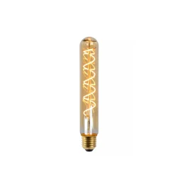 Led-Pærer E27 Sokkel>Lucide E27 Filament lyspære T32 20 cm 2200 Kelvin 5W Dimbar Amber