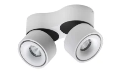 Kjøkkenbelysning Tak|Spotter & Skinner>Antidark Easy W2100 Double takspot 2x10W 2700K Dimbar - Hvit