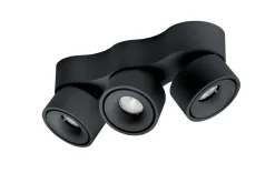 Kjøkkenbelysning Tak|Spotter & Skinner>Antidark Easy W3100 Triple takspot 3x10W 2700K Dimbar - Svart