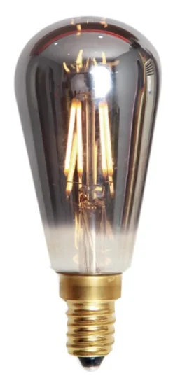 Dekorpære E14|Led-Pærer E14 Sokkel>Ms - belysning Edison lanterne mini dimbar led e14 - Smoke Hvit