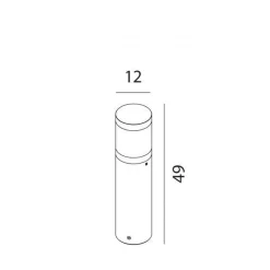 Lightup-Pris|Pullert>Norlys Egersund 1291 mini Grafitt