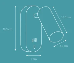 Leselamper|Vegglamper Med Usb><noscript><img width=