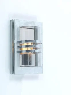 Utelamper - Veggskjold / Plafond>Eglo Ekeberg vegglampe - Galvanisert