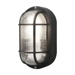 Utelamper - Veggskjold / Plafond>Konstsmide Elmas vegglampe utendørs IP44 - Svart