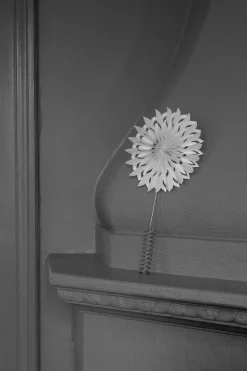 Adventsstjerner>Watt & Veke Elvira top star til juletre Hvit