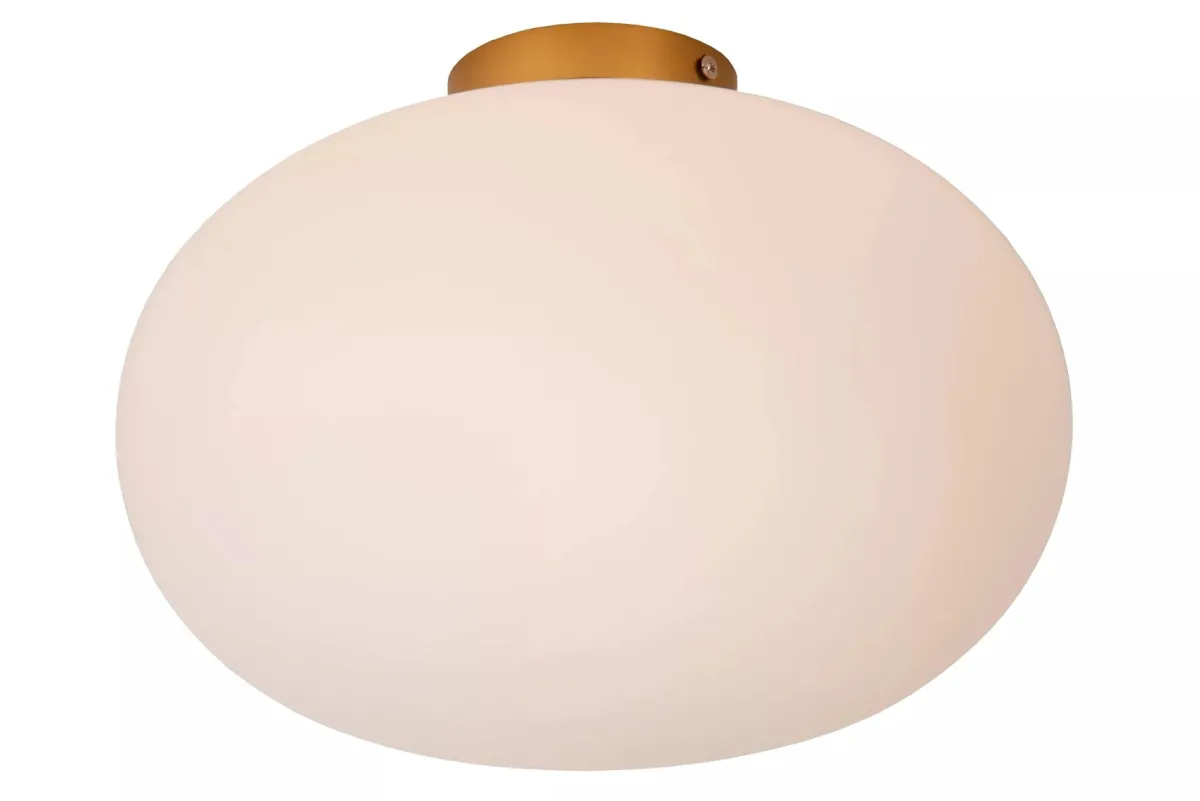 Kjøkkenbelysning Tak|Taklamper / Takplafonder>Lucide Elysee taklampe 38 cm - Opal/Gullfarget