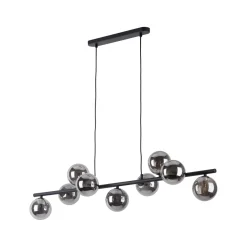 Kjøkkenbelysning Tak|Takpendler>TK Lighting Estera takpendel 9-lys Røykfarget