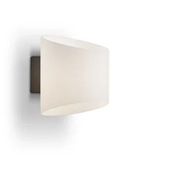 Baderomsbelysning Vegg>Belid Evoke vegglampe IP44 Opal / Antrasitt