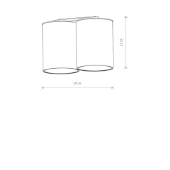 Kjøkkenbelysning Tak|Spotter & Skinner>Nowodvorski Eye tone dobbel takspot - Hvit