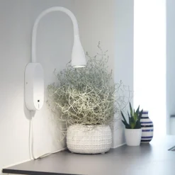 Vegglamper Med Usb>Nielsen Light Eye vegglampe 5 watt dimbar m/ USB - Hvit