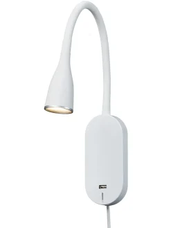 Vegglamper Med Usb>Nielsen Light Eye vegglampe 5 watt dimbar m/ USB - Hvit