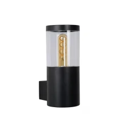 Utelamper - Klassiske Vegglamper>Lucide Fedor vegglampe utendørs IP44 E27 - Svart