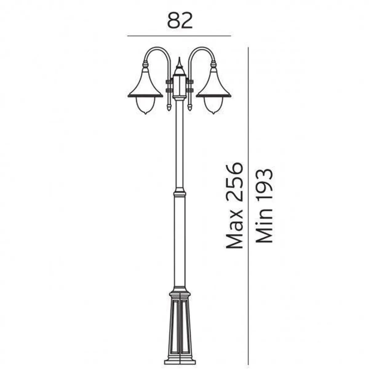 Lightup-Pris|Lyktestolper>Norlys Firenze 820