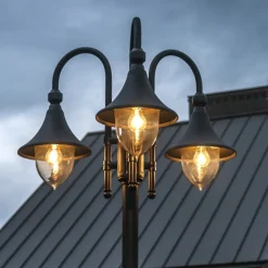 Lightup-Pris|Lyktestolper>Norlys Firenze 830 Svart