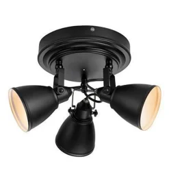 Baderomsbelysning Tak|Baderomsbelysning Vegg>Marksløjd Fjellbacka taklampe IP44 - - Svart