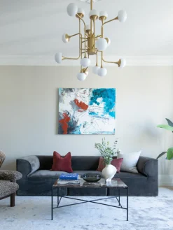 Kjøkkenbelysning Tak|Lysekroner>Hudson Valley Fleming lysekrone - Ø93cm