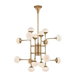 Kjøkkenbelysning Tak|Lysekroner>Hudson Valley Fleming lysekrone - Ø93cm