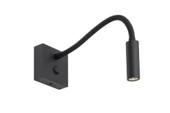 Leselamper>Antidark Flex vegglampe 3W 2700K - Svart