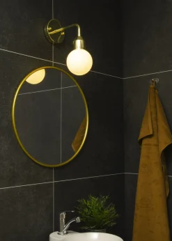 Belysning Over Speilet På Badet|Baderomsbelysning Vegg><noscript><img width=