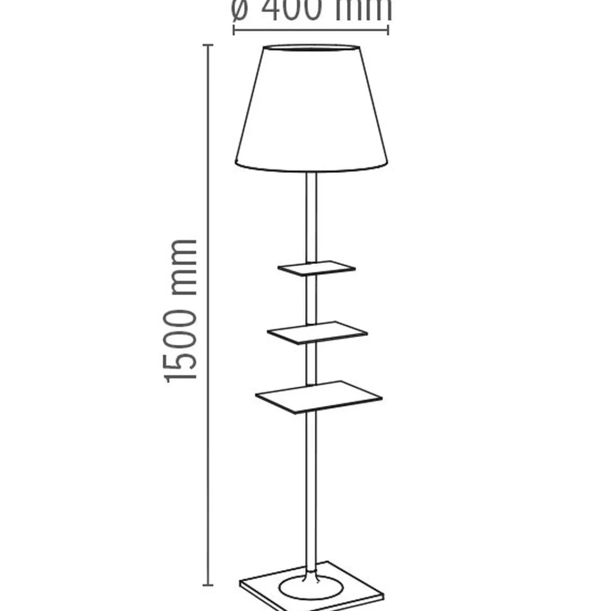 Interiørlamper Gulv|Leselamper Gulv>Flos Bibliotheque Nationale gulvlampe