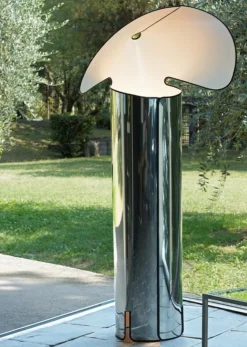 Interiørlamper Gulv>Flos Chiara Gulvlampe - Aluminium/ Antrasitt