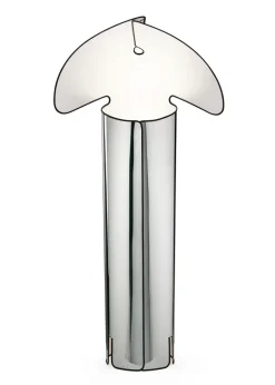 Interiørlamper Gulv>Flos Chiara Gulvlampe - Aluminium/ Antrasitt