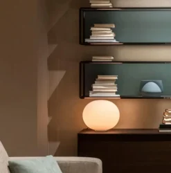 Lightup-Pris>Flos Glo-Ball Basic 1 bordlampe - 33cm - med dimmer Opal