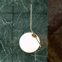 Kjøkkenbelysning Tak|Takpendler>Flos IC Lights S3 takpendel Messing / Opal