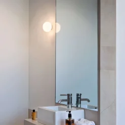 Lightup-Pris|Belysning Over Speilet På Badet>Flos Mini Glo-Ball C/W tak/vegg Opal