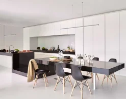 Kjøkkenbelysning Tak|Takpendler>Flos Super Line Down - Sort Svart