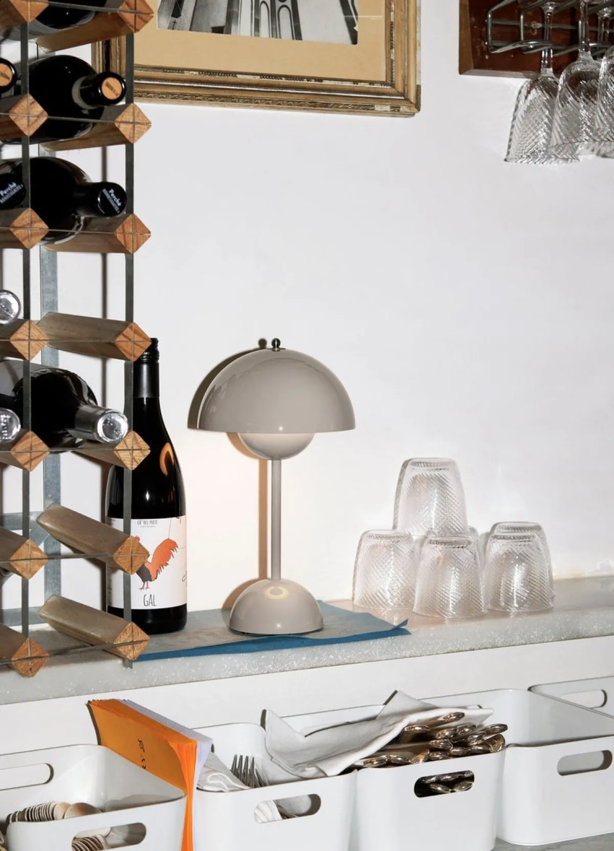 Lightup-Pris|Barneromsbelysning>&Tradition Flowerpot VP9 bærbar bordlampe