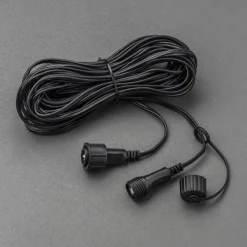 Juletrelys & Lysslynger|Lysslynger Jul>Konstsmide Forlengelseskabel 10m - - 31V system Svart