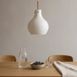 Kjøkkenbelysning Tak|Takpendler>Hadeland Glassverk Forma Embla takpendel Matt hvit