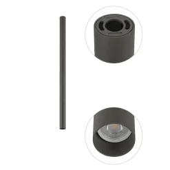 Kjøkkenbelysning Tak|Takpendler>Nowodvorski Fourty takpendel Grå