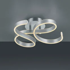 Kjøkkenbelysning Tak|Taklamper / Takplafonder>Trio Lighting Francis taklampe - Børstet Aluminium