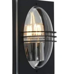 Utelamper - Veggskjold / Plafond>Eglo Frogner vegglampe - Svart