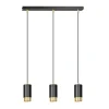 Kjøkkenbelysning Tak|Takpendler>Emibig Fumiko takpendel 3 lys - Svart/Gullfarget