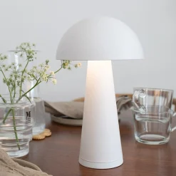 Bordlamper For Utendørsbruk|Bordlamper Ute>Marksløjd Fungi oppladbar bordlampe - Hvit
