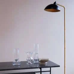 Leselamper Gulv>Dyberg Larsen Futura gulvlampe - Messing/Svart Messing / Svart