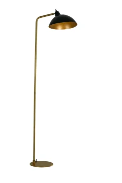Leselamper Gulv>Dyberg Larsen Futura gulvlampe - Messing/Svart Messing / Svart
