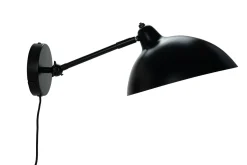 Interiørlamper|Leselamper>Dyberg Larsen Futura vegglampe - Svart/Hvit Svart / Hvit