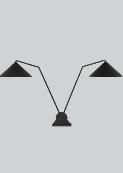 Leselamper Gulv>Northern Gear bordlampe dobbel Svart