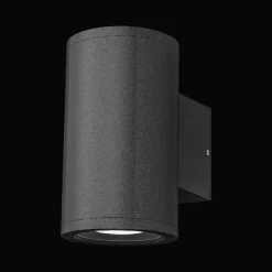 Utelamper Med Opp/Ned Lys>Norlux Gemma vegglampe utendørs opp/ned GU10 IP54 - Mørk Grå