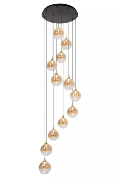 Kjøkkenbelysning Tak|Takpendler>Lucide Gisela takpendel 61 cm 12 x 3,5W 2700 Kelvin - Dimbar