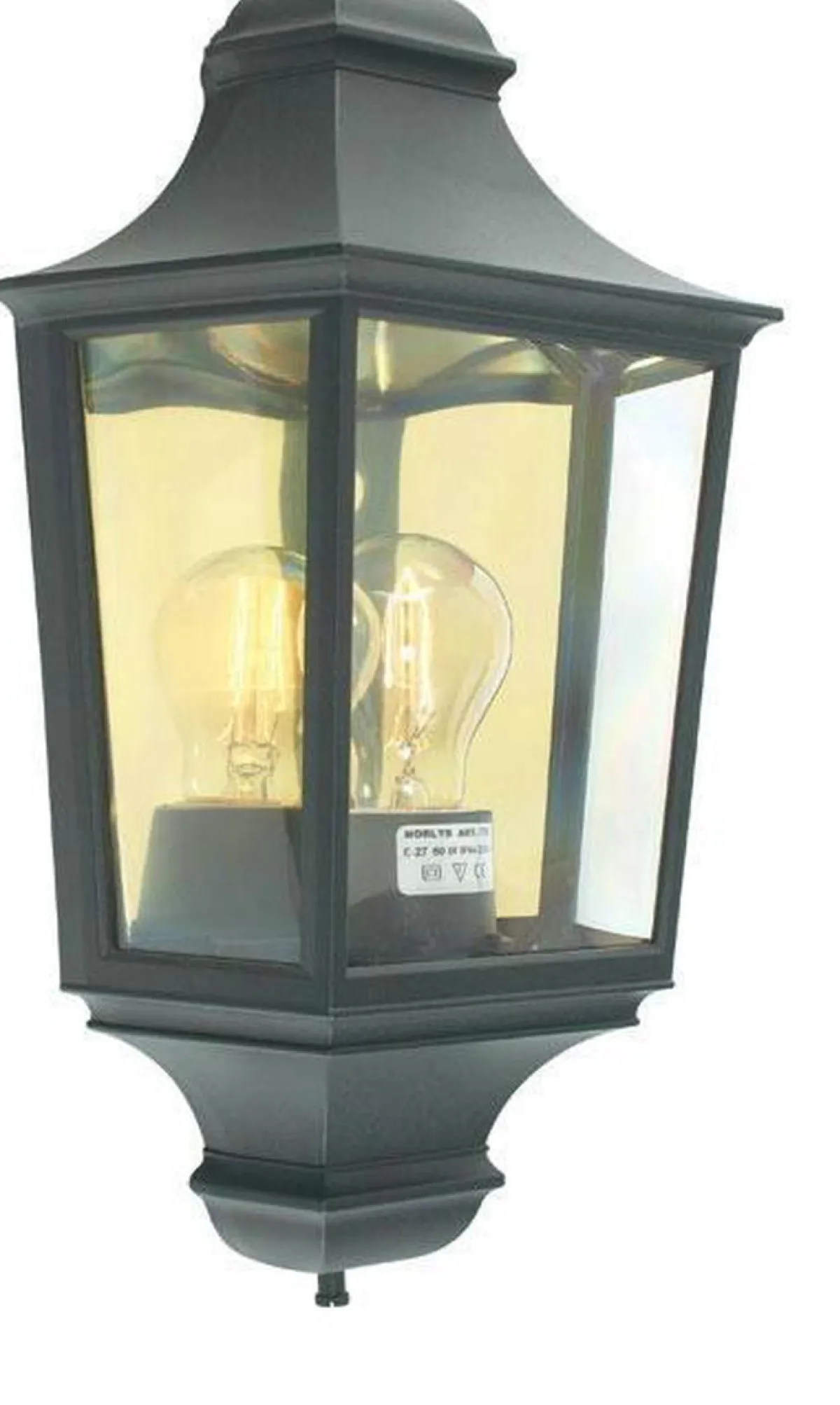 Lightup-Pris|Utelamper - Veggskjold / Plafond>Norlys Glasgow 730 Svart