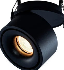 Kjøkkenbelysning Tak|Spotter & Skinner>NorDesign Glow 82 spot for innfelling - Svart