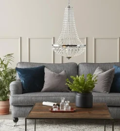 Kjøkkenbelysning Tak|Baderomsbelysning Tak>Marksløjd Gransø lyskrone IP44 - - Krom